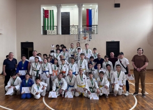 Команда юных дзюдоистов из Нижнего Новгорода заняла первое место в турнире "Кубок мэра г. Сухум"