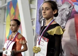 Шорена Гуния заняла первое место на чемпионате по фигурному катанию «Герои Отечества» в Таганроге