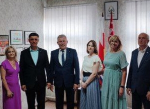 Прием по случаю 16-летия признания Россией Абхазии и Южной Осетии был дан в Представительстве Абхазии в Приднестровье